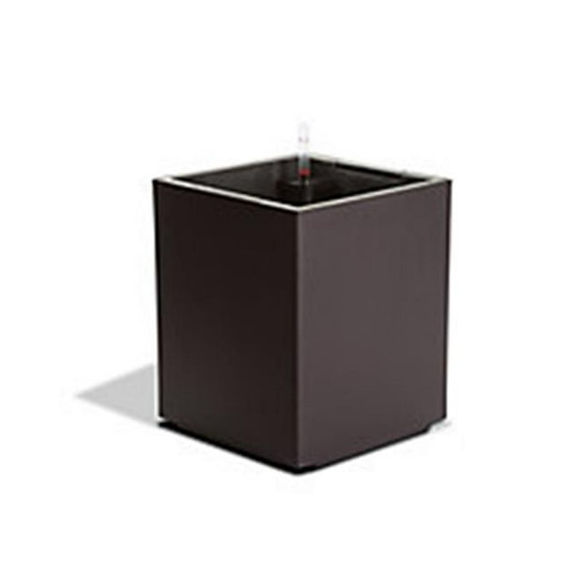 Algreen 12101 Auto-Arrosage Modena Cube Planter&44; Matte Moka