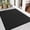 Black Striped, variant on Front Door Mat 3' x 5', Low Profile Heavy Duty Door Mat Outside Entrance, Non-Slip Large Commercial Floor Mat, Absorbent & Resist Dirt, Easy Clean Welcome Entry Mat Indoor Outdoor, Black