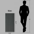 thumbnail image 3 of Wood Panels for Wall Slat Wall Panels, 4PC Wood Slat Acoustic Panels for Wall and Ceiling - 3D Fluted Sound Absorbing Panel with Three Sides Fully Wrapped on Wood Finish -45.27''X23.62''(GRAY), 3 of 7