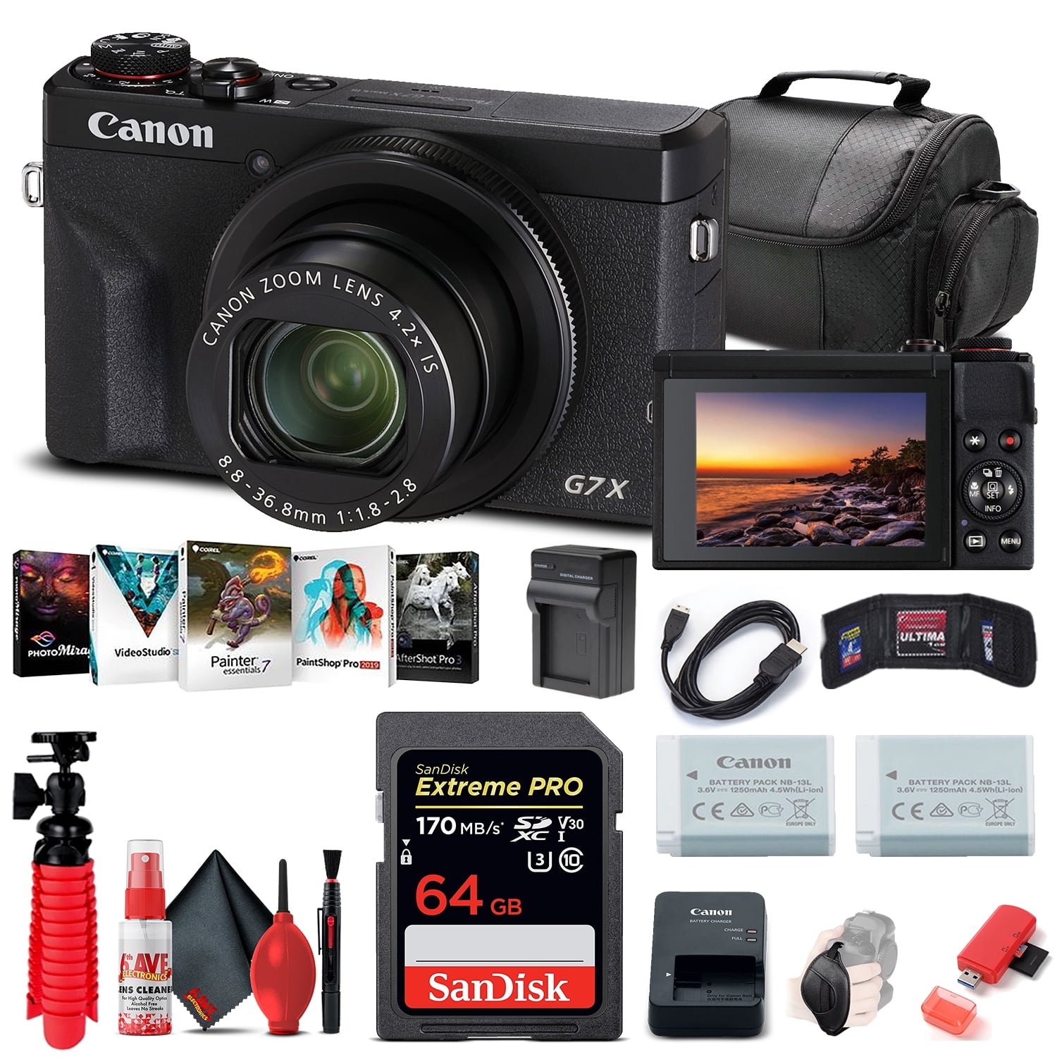 Canon PowerShot G7 X Mark II, 20.1 MP, 1080p Video Creator Canon PowerShot G7 X Mark II, 20.1 MP, 1080p Video Creator