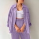 thumbnail image 2 of Conjunto casual de dos piezas para mujer con blusa ancha y pantalones elásticos - Tallas S-XL, 2 of 5