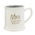 thumbnail image 3 of Couples Mugs for Him and Her, Mr. & Mrs. Always Right, Set of 2, 10 oz Coffee Mug, Marriage Gifts for Anniversary Wedding Husband & Wife Present or Bride & Groom, 3 of 7