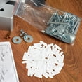 thumbnail image 4 of TEHAUX 100Pcs White Plastic End Caps for Dishwasher Prongs Universal Rack Tip Covers Easy Replacement, 4 of 8