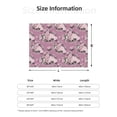 thumbnail image 5 of Naloa Rose Flowers Flannel Blankets - Thick and Warm Blanket for Winter, Soft Fuzzy Plush King Blanket for All Seasons40"x30", 5 of 6