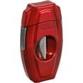 thumbnail image 7 of Xikar VX2 V-Cut Cigar Cutter, Up to 70 Ring Gauge, Built-in 64RG Bowl, Stainless Steel Blades, Attractive Gift Box, Ergonomic Design, Secure-Lock, Spring-Loaded, Daytona Red, 7 of 7