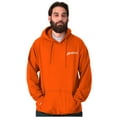 thumbnail image 4 of Funny Hunting Myth Coldfoot Rabbit Unisex Plus Fleece Graphic Hoodie Brisco Brands 2X, 4 of 5