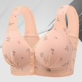 thumbnail image 2 of Front Bra For Women Large Size No Ring Gathering Anti Sagging Fixed Cup Vest Style Bra Cover, 2 of 7