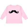thumbnail image 3 of Inktastic Mustache Boys or Girls Long Sleeve Toddler T-Shirt, 3 of 5