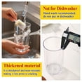thumbnail image 4 of ReaNea Old Fashioned Whiskey Glasses Set of 6, PET Clear Plastic Highball Glasses 14oz Heavy Duty Unbreakable Water Glasses Cup Tumbler Glassware for Beer, Juice, Milk, Scotch, Liquor Vodka, Bourbon, 4 of 8