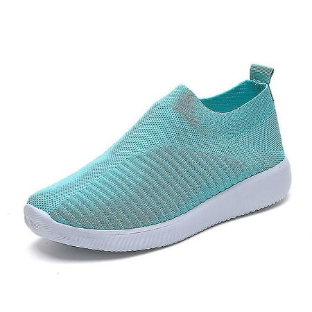 

Running Walking Knitting Sock Sneakers Slip On Shoes For Women