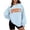 yue866-Blue, variant on KHONTS Halloween Spooky Season Sweatshirts for Women Long Sleeve Crew Neck Basic Pullover Tops Loose Fit Cozy Winter Fall Tops White XL