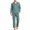 Silver, variant on Fanshiluo Men's 2 Piece Pajama Set, Notch Collar Long Sleeve Button Down Top and Straight Leg Pants Loungewear,Size XXXXXL,Big and Tall Men