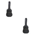 thumbnail image 3 of Wosthever Poliéster excelente impermeable y a prueba de humedad funda de cojín de guitarra clásica mochila bolsa de guitarra negro negro 2Conjunto, 3 of 6