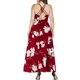thumbnail image 4 of Vestido de Verano de las Mujeres Oversized Bohemian Sling Cuello en V, Vestido Casual Fluido Y de Moda, 4 of 4