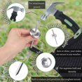 thumbnail image 5 of Glamplife Camping Hammer with Stakes | 6 Tent Stakes with Mini Hammer | RV Rugs Stakes Hammer with Storage Bag | Metal Hammer with Heavy Duty Yard Stakes | Camping Essentials and for Outdoor Camping, 5 of 10