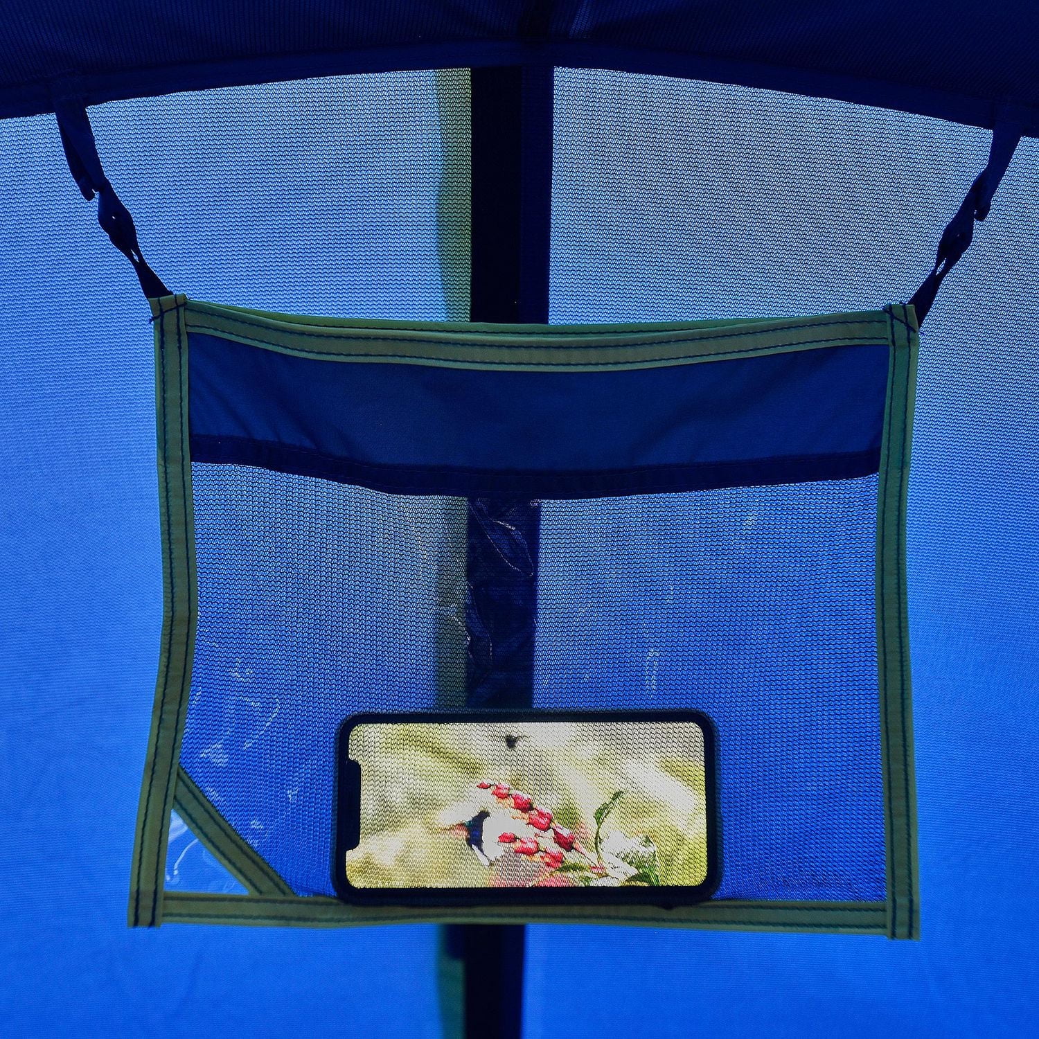 Tente dôme 10 personnes Ozark Trail - Bâtons en fibre de verre, Couleur bleue, Capacité maximale : 10 personnes Tente familiale en dôme pour 10 personnes