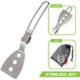 thumbnail image 3 of Utensilios de cocina plegables para exteriores, juego de cucharas para sopa y camping Espátula plegable, 3 of 7
