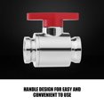 thumbnail image 1 of Válvula de refrigeración por agua duradera con roscas internas G1/4 válvula de bola de agua de sellado hermético para sistema de refrigeración por agua de ordenador Amonsee Otros, 1 of 8