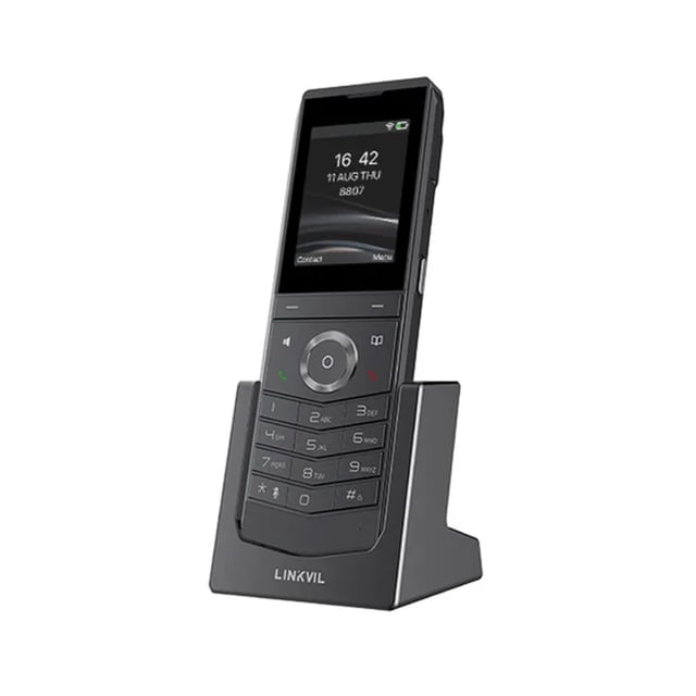 Teléfono inalámbrico Fanvil W611W con pantalla LCD a color de 2,4" e IP67, Wi‑Fi 6