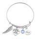 thumbnail image 1 of Pulsera familiar Una pieza de mi corazón Ala de ángel Papá Mamá Pulsera con letras Wmkox8yi sjalhkljlk1562, 1 of 1