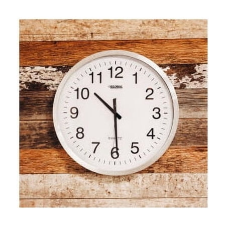 Global Industrial Oversized Wall Clock - 20 - Aluminum