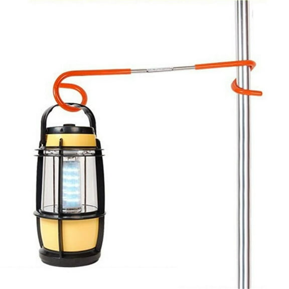 Items Viflosae Hooks for Hanging 1pc 2 way Lantern Light Lamp Hangers Tent Pole Post Hook for Outdoor Camping