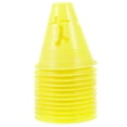 thumbnail image 3 of EXHUMKY 12Pcs Racing Traffic Cones PE Yellow Agility Drills For Sports Training, 3 of 6