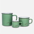 thumbnail image 2 of Tasse à Expresso Émail Vert Forêt en Lin - 3 oz / 89 ml, 2 of 2