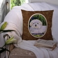 thumbnail image 3 of Carolines Treasures SS8430PW1414 Coton de Tulear Fabric Decorative Pillow, 14Hx14W, multicolor, 3 of 4
