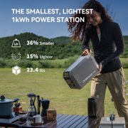 Dabbsson Portable Power Station, 1008Wh LiFePO4 (Lfp) Battery, 1200W AC Output, Solar Generator for Home Backup, Outdoor Camping&RV