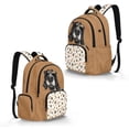 thumbnail image 2 of Whosucclay Dog Paw Print, Bone & Heart School Backpack Bookbag for Boys Girls, Large Capacity School Bag High School Middle School with Lightweight Adjustable Straps, 2 of 8
