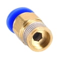 thumbnail image 2 of Conector de tubo BSPT1/8 de Uxcell para impresora 3D, fijación por empuje, para tubo de 4mm y filamento de 1.75mm, 5PCS, 2 of 5