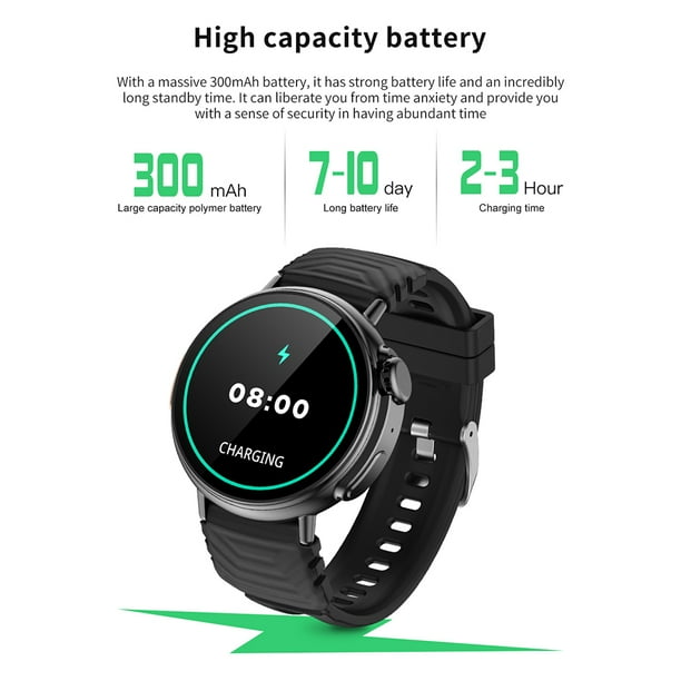 Reloj inteligente GT88 podometro resistente al agua monitor de sueno pantalla tactil de 152 pulgadas Walmart en linea