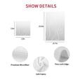 thumbnail image 7 of Grey Geometric Kitchen Dish Towels for Drying Dishes Set of 2, Modern White Stripe Abstract Distortion Art Waffle Weave Microfiber Hand Tea Bathroom Towels Quick Dry & Absorbent Towel 15.7x23.6, 7 of 7
