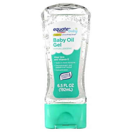 Equate Baby Oil Gel, 6.5 Fl Oz