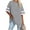 Light grey, variant on Dellytop Womens Oversized Tees Loose Half Sleeve Crew Neck Color Block T Shirts