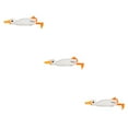 thumbnail image 1 of Ruiboury False Bait Plastic Surface Duck Lure Floating Baits For Bass Pike Catfish Strong Attraction Simulated Fish Scale Pattern No.2 3Set, 1 of 6