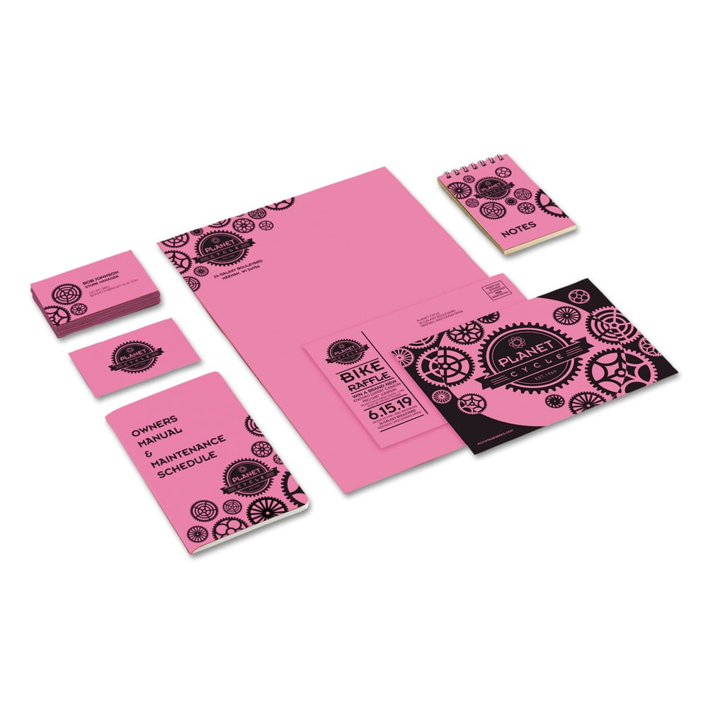 Astrobrights Color Cardstock, Pulsar Pink, 8.5 x 11, 250 Count 