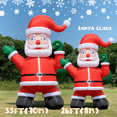 thumbnail image 3 of 33FT Inflatable Santa Claus, Giant Santa With Blower For Xmas Yard Outdoor Party Decoration, 3 of 9