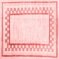 thumbnail image 1 of Ahgly Company Indoor Square Solid Red Modern Area Rugs, 3' Square, 1 of 4