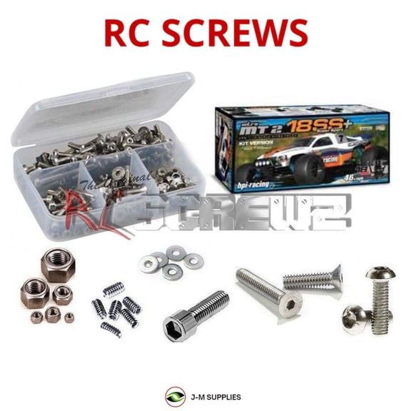RCScrewZ Stainless Steel Screw Kit hpi030 for HPI Racing MT2 .18ss RC Car | SET