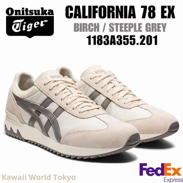 Onitsuka & Tiger CALIFORNIA 78 EX BIRCH / STEEPLE GREY 1183A355 201 UNISEX F/S