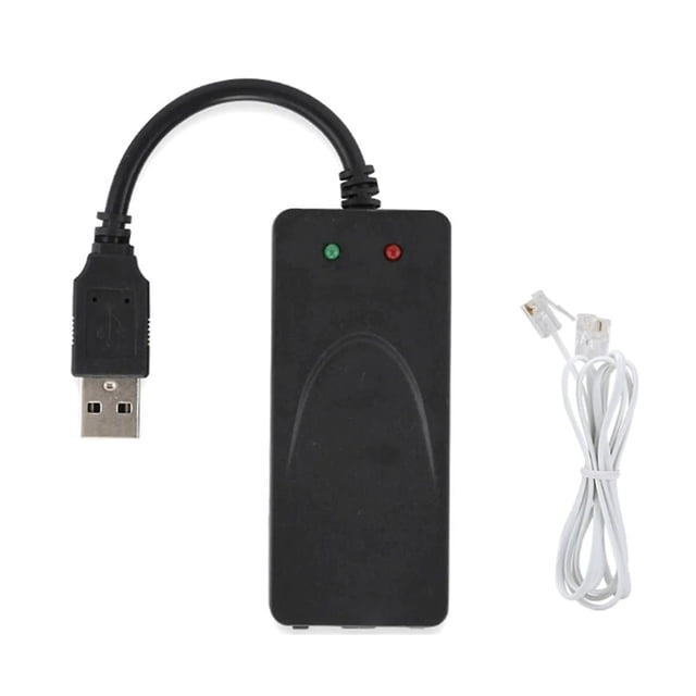 y Fax Modem, USB2.0 56K External Modem Driver,Plug and Play USB Modem,Standard and Expanded At Instru