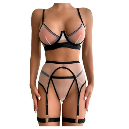 

Leesechin Lingerie for Women Clearance Underwear Bra Panties Underclothes Underpants Garter Belt Roleplay Sets