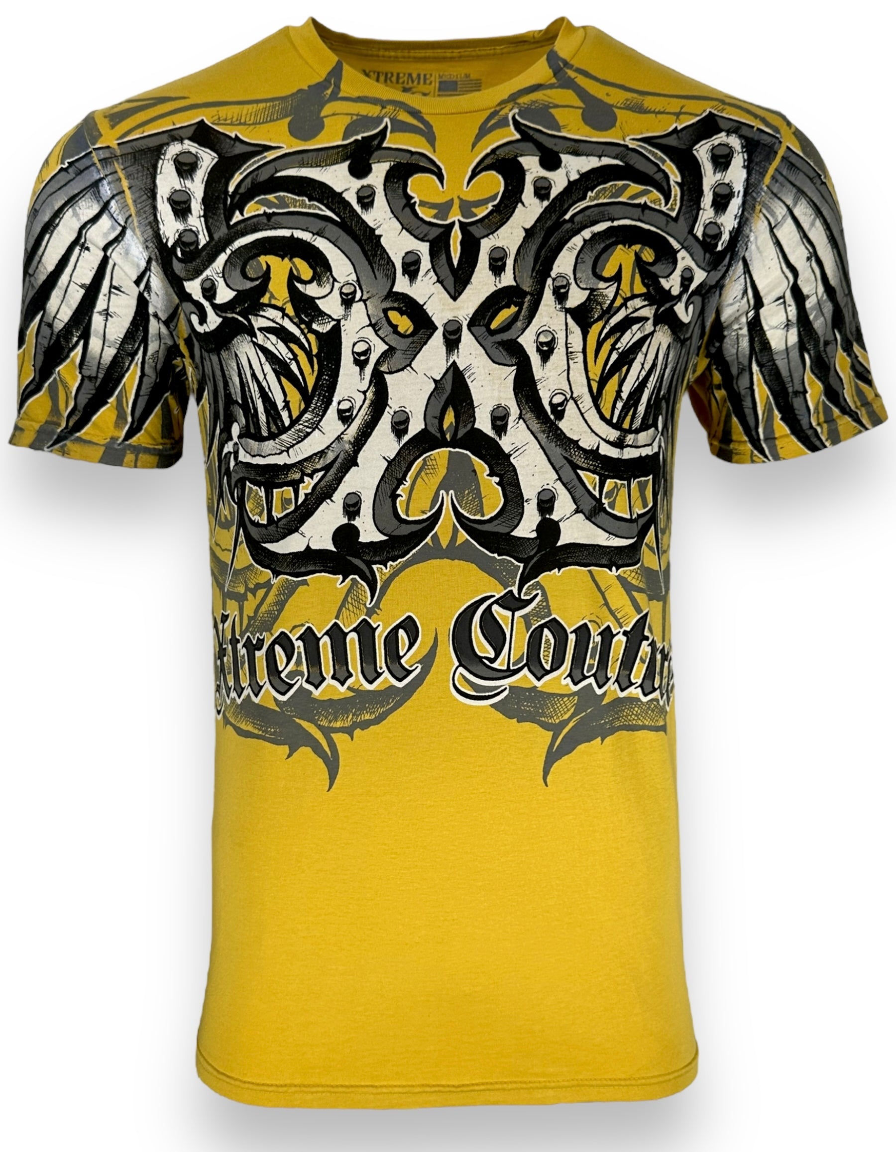 Xtreme Couture By Affliction Maglietta Uomo 'Repenter' – Vestibilità Regolare, Cotone Morbido, Stampa Su Tutta La Cintura