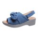 thumbnail image 2 of Nuevas sandalias de plataforma con nudo de lazo Sandalias de moda de boca de pez para mujer Wmkox8yii  nm5389, 2 of 5