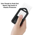 thumbnail image 3 of Etiquetas de equipaje MIFFLIN Mifflin-USA (negras, paquete de 100) de PVC, 3 of 6