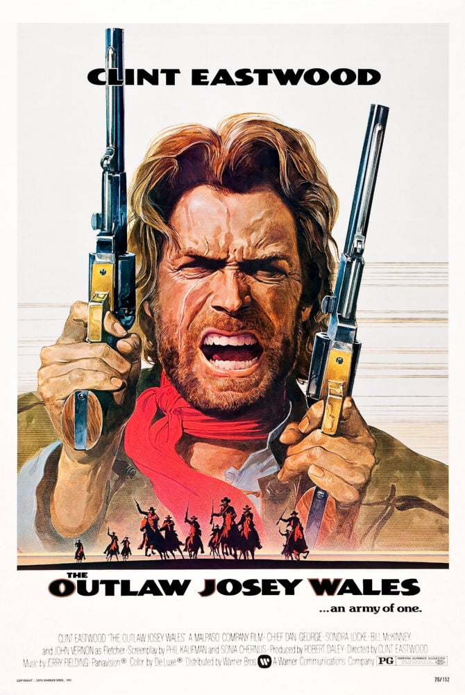 Outlaw Josey Wales The Movie Poster Reprint Movie 27Inx40In 27x40 ...