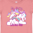 thumbnail image 4 of Inktastic My Nana Loves Me Unicorn Girls Baby T-Shirt, 4 of 5