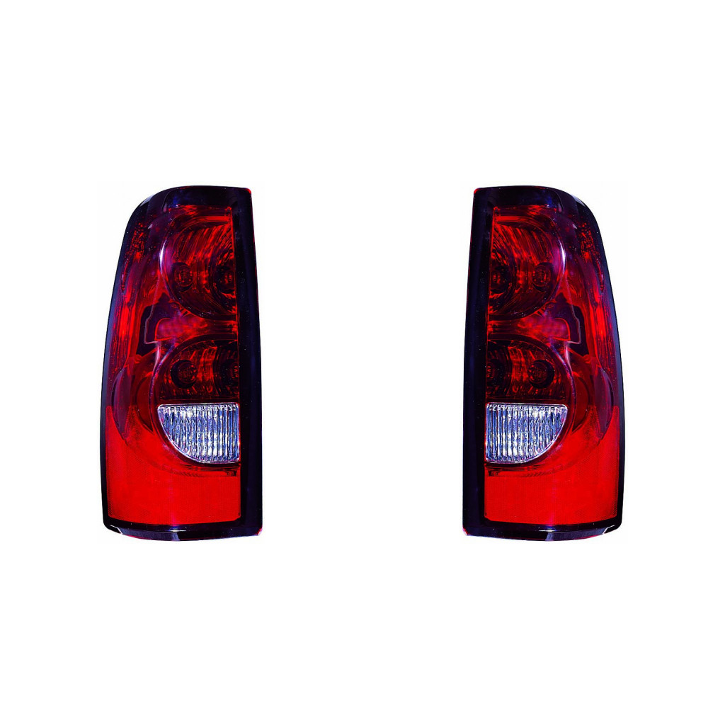 1-Pair Replacement Tail Light Assembly 1500/2500, w/ Fleetside Chevy Silverado 1-Pair Replacement Tail Light Assembly 1500/2500, w/ Fleetside Chevy Silverado